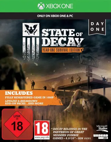 Xbox One State of Decay Year-One Survival Edition kansikuva