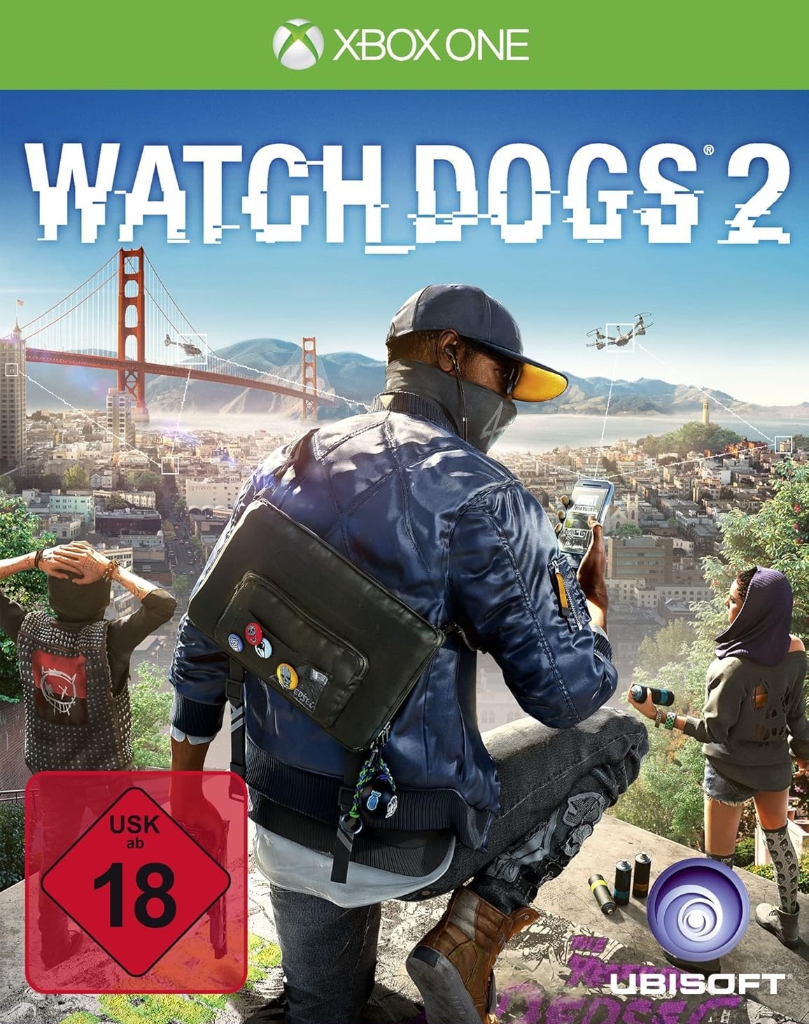 Xbox One Watch Dogs 2 cover